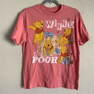 NEW Disney Winnie the Pooh Pink Oversized Tee Shirt
